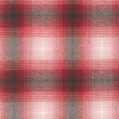 cotton flannel plaid white red black gray